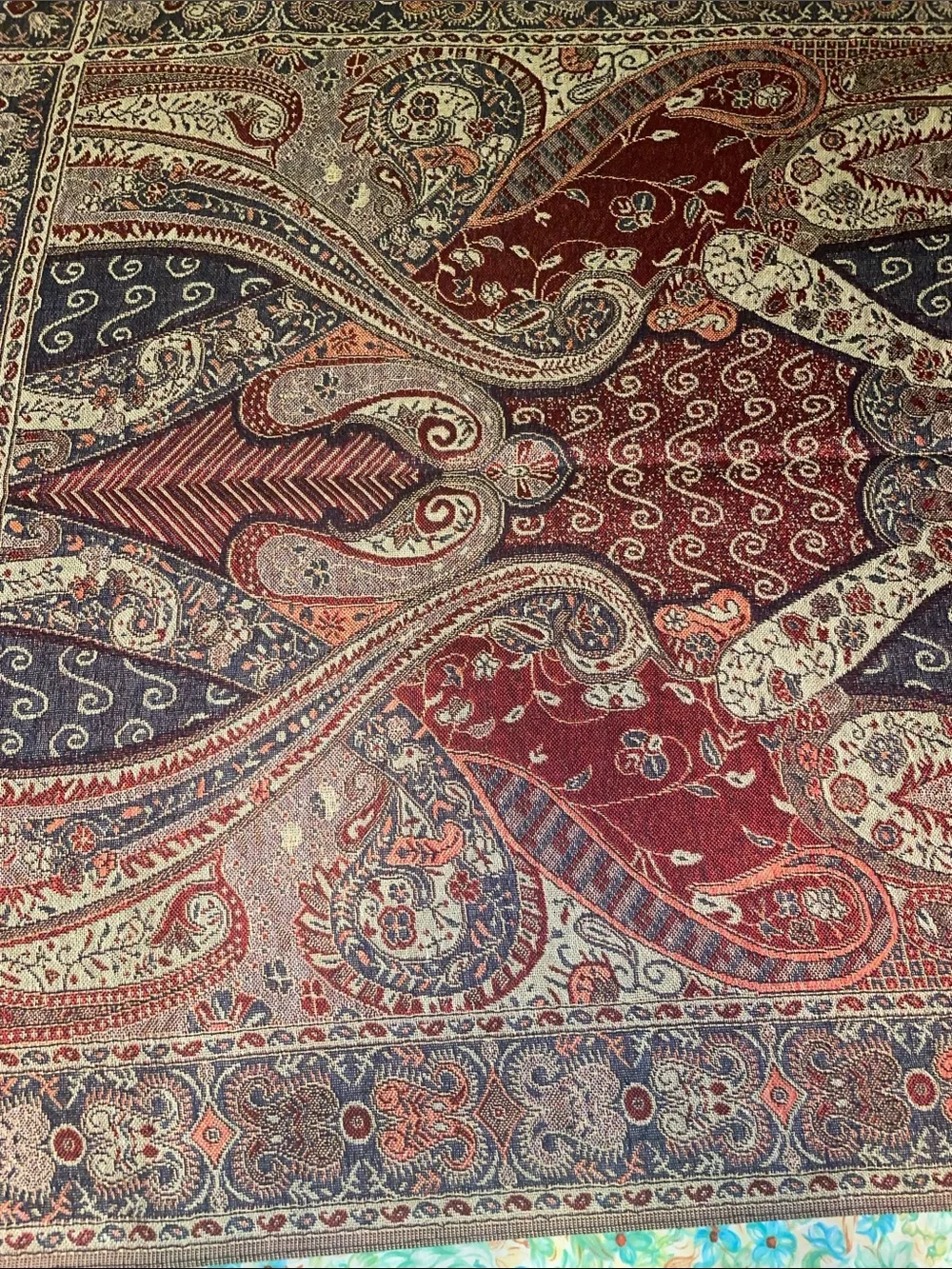 Multi color paisley pashmina shawl (nwot)